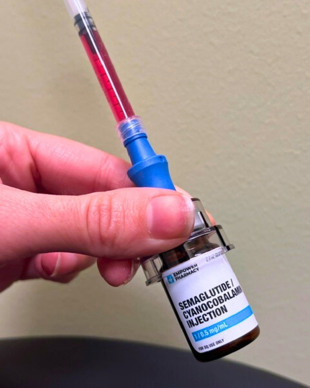 Compounded Semaglutide medication vial